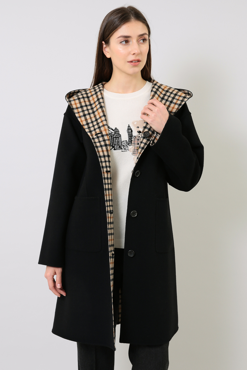 日本製 ウール シルク ロングコート DAKS wool silk ロングコート