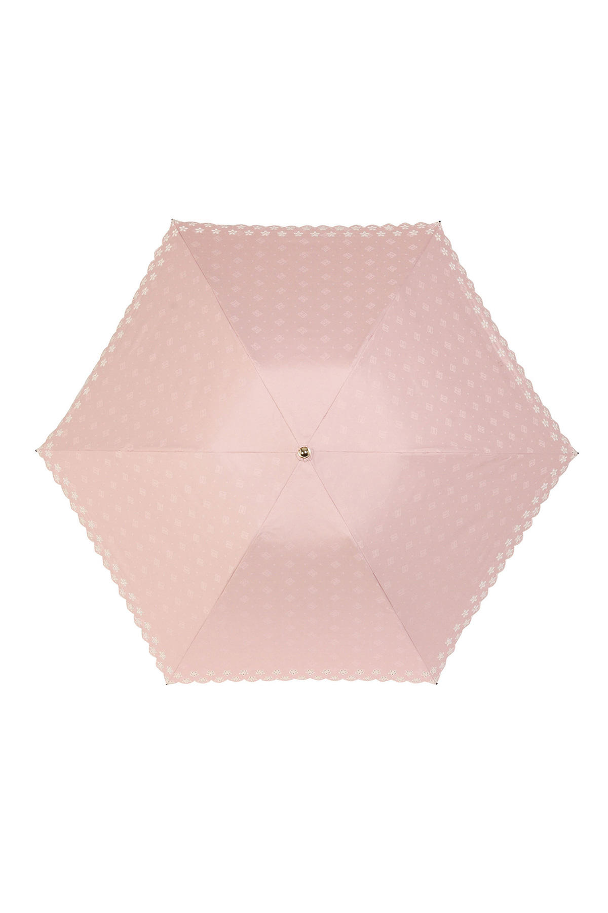【日傘】ミニ折りたたみ傘ジャカード刺繍 詳細画像 3