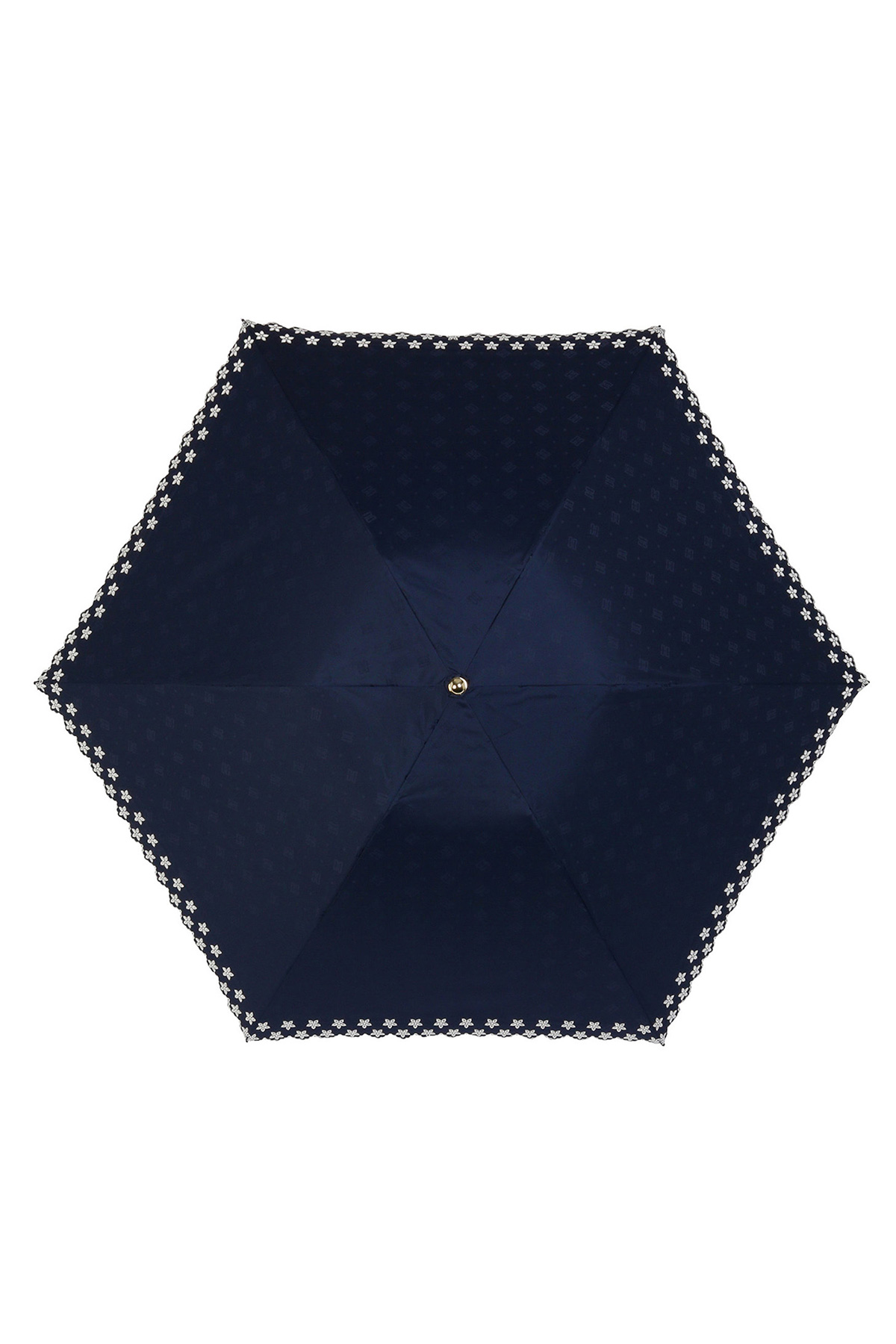 【日傘】ミニ折りたたみ傘ジャカード刺繍 詳細画像 5