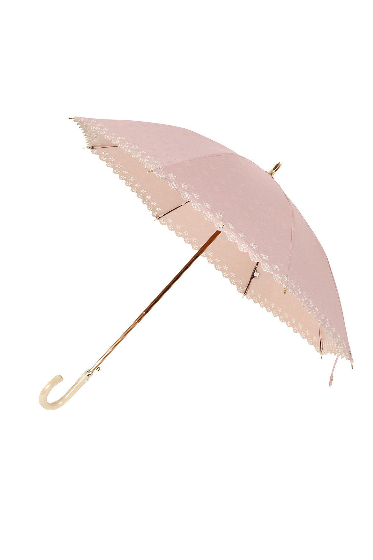 【日傘】ショート傘ジャンプジャカード刺繍 詳細画像 31/ピンク 1