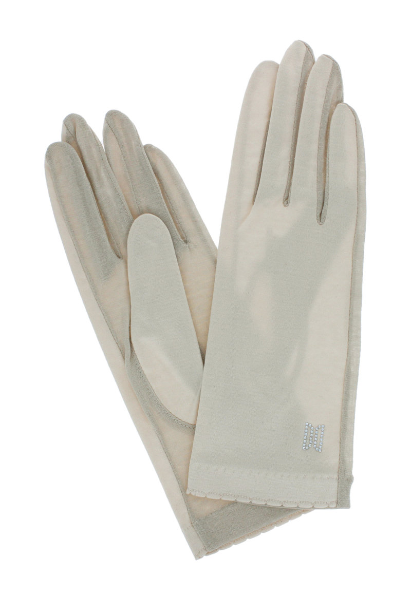 【WOMEN】UV手袋 ショート丈 五本指　綿100% シンプル 詳細画像 96/アイボリー_DAKS