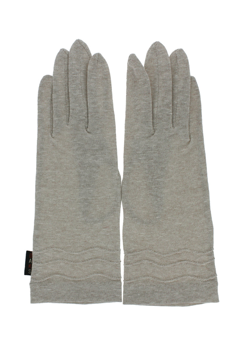 【WOMEN】UV手袋 ショート丈 五本指 サスティナブル シンプル 詳細画像 03/グレー_DAKS
