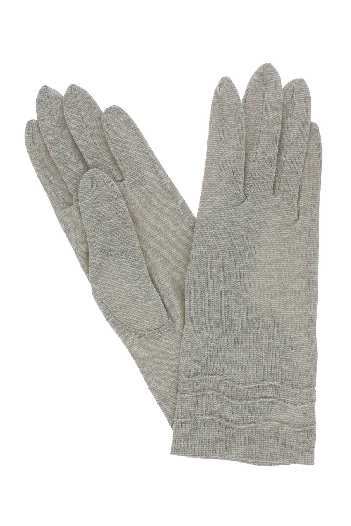 【WOMEN】UV手袋 ショート丈 五本指 サスティナブル シンプル 詳細画像 03/グレー_DAKS 1