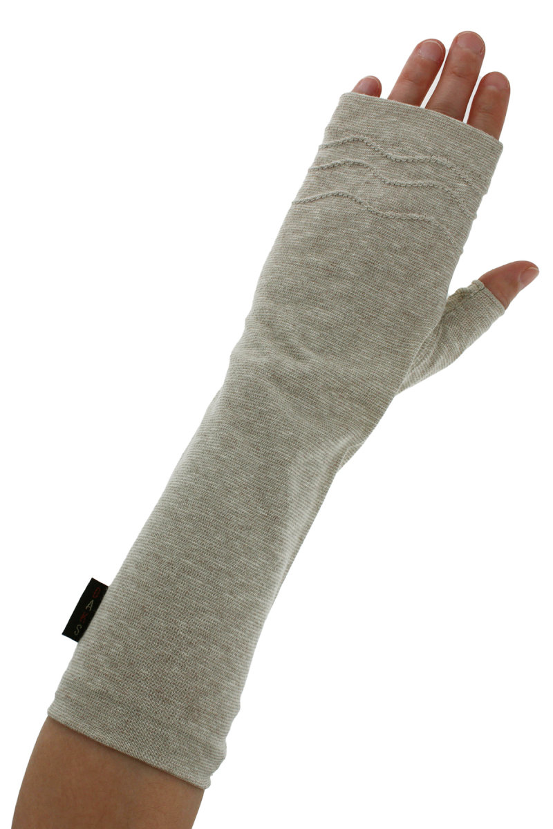 【WOMEN】UV手袋 指先フリー サスティナブル シンプル 詳細画像 03/グレー_DAKS