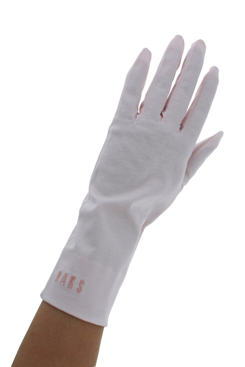 【WOMEN】UV手袋 ショート丈 五本指 ベーシック シンプル 綿100％ 日本製 詳細画像 15/Sピンク_DAKS