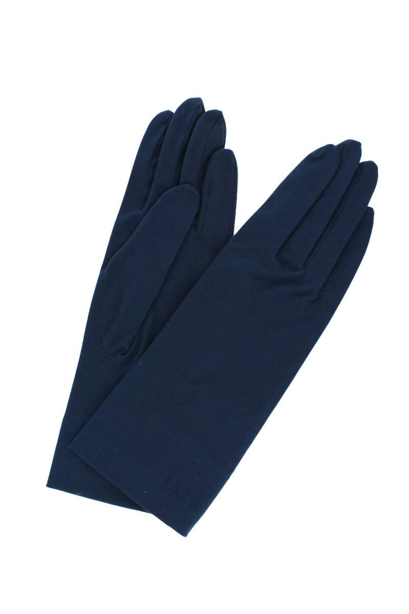 【WOMEN】UV手袋 ショート丈 五本指 ベーシック シンプル 綿100％ 日本製 詳細画像 71/ネイビー_DAKS
