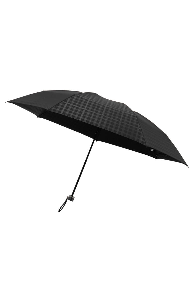 【雨傘】ミニ折りたたみ傘ジャカード 詳細画像 15/ブラック