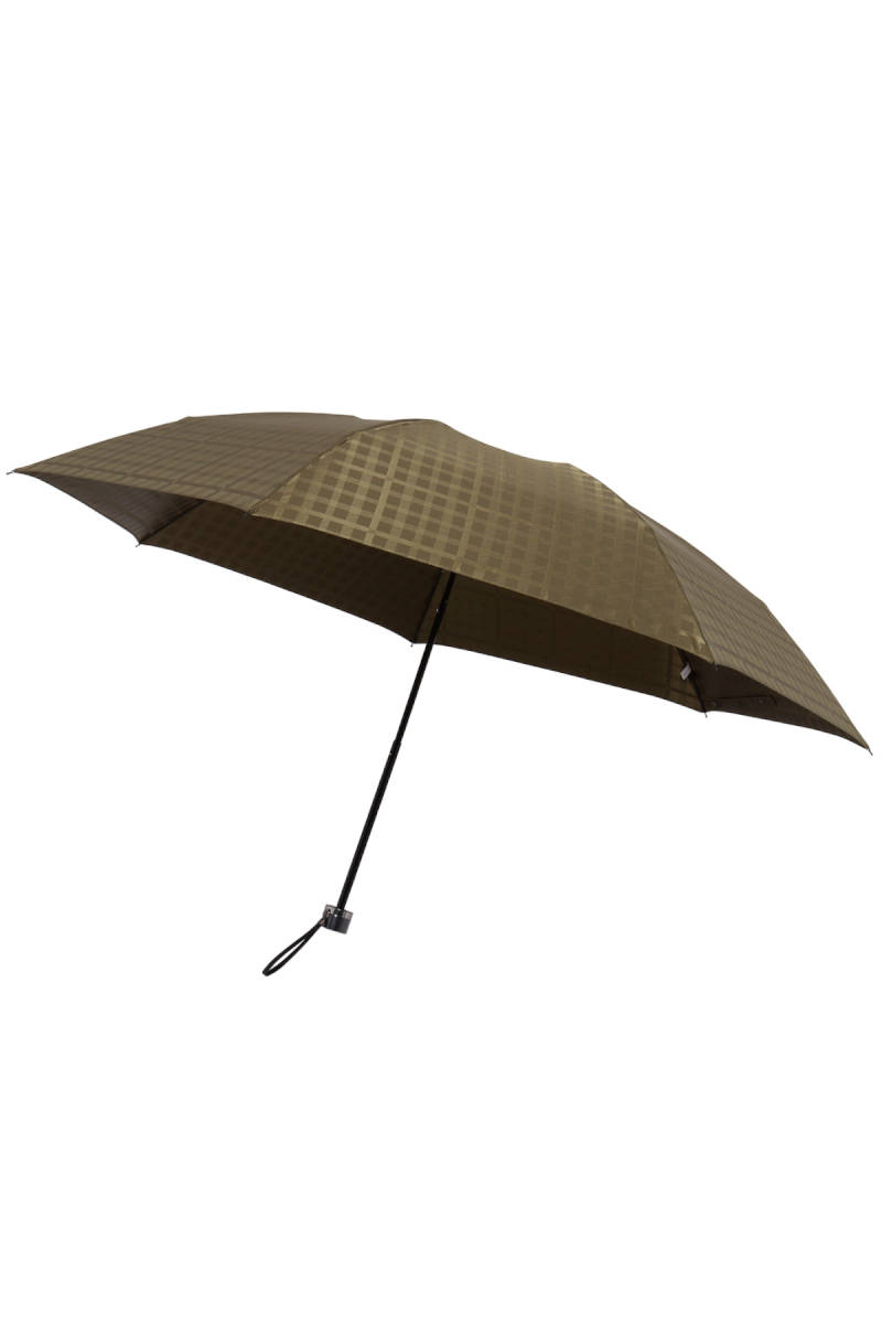 【雨傘】ミニ折りたたみ傘ジャカード 詳細画像 55/カーキ