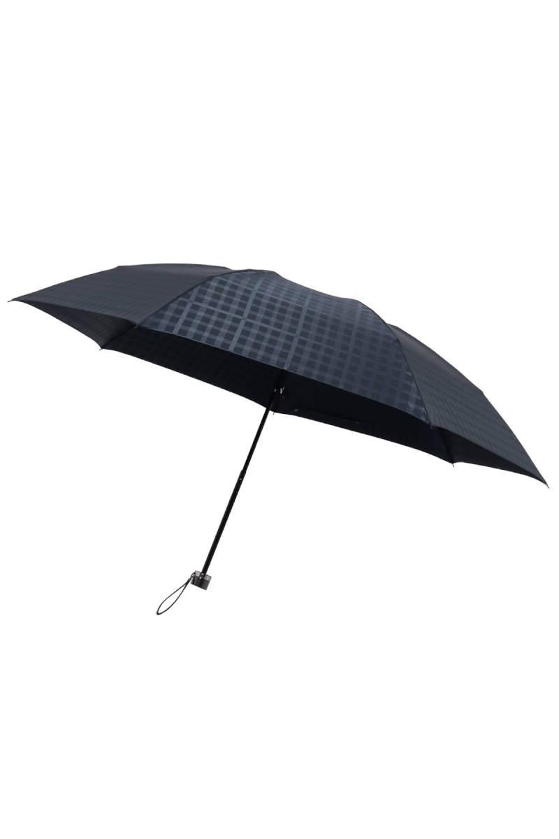 【雨傘】ミニ折りたたみ傘ジャカード 詳細画像 75/ネイビー