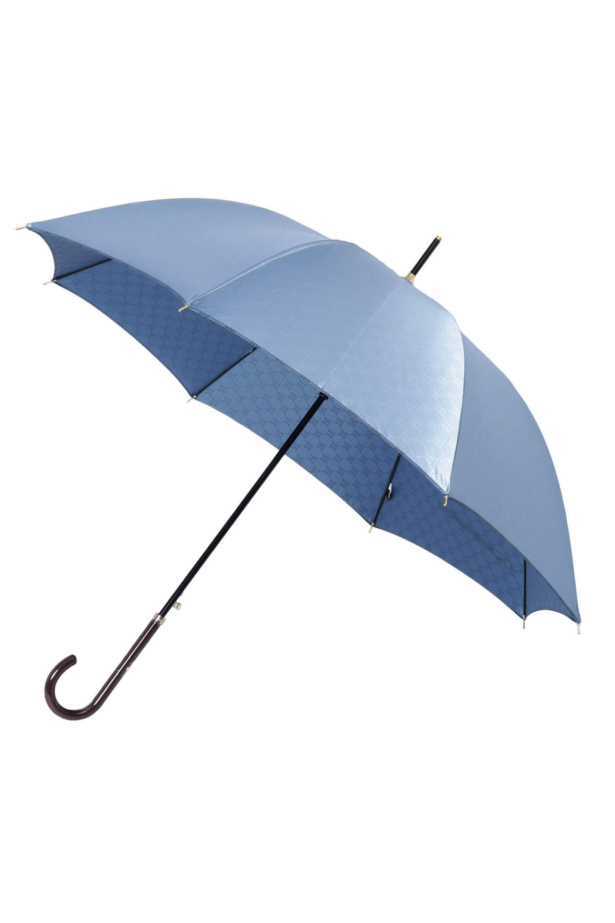 【雨傘】長傘耐風ジャンプ両面カチオン裏ロゴ 詳細画像 71/ブルー