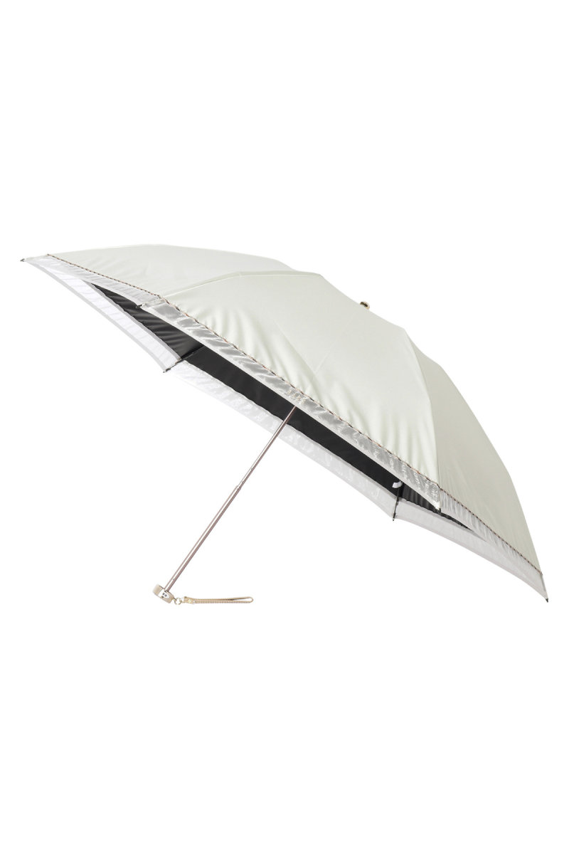 【日傘】ミニ折りたたみ傘オーガンジーレース 詳細画像 10/オフホワイト