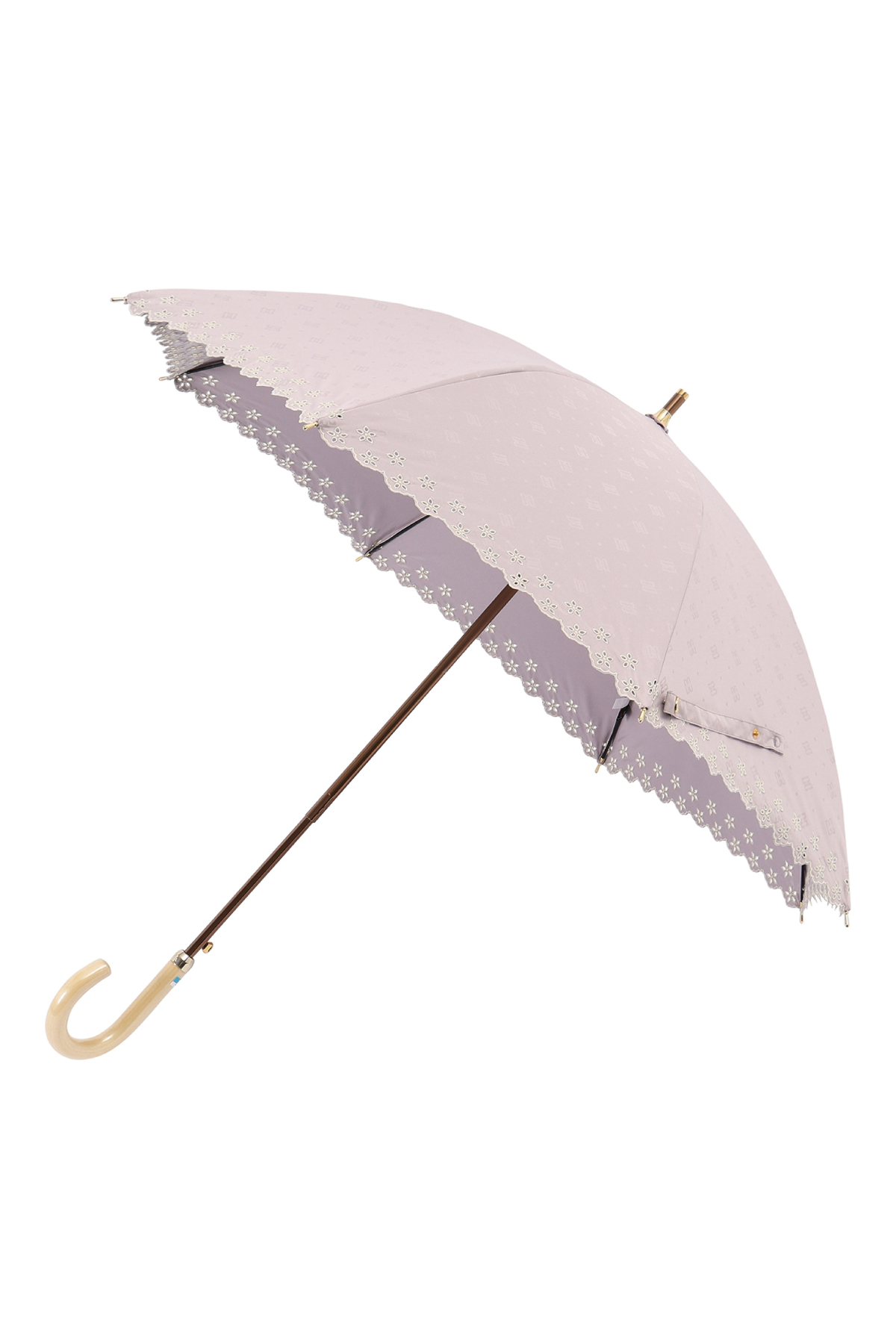 【日傘】ショート傘ドットジャカード刺繍 詳細画像 30/ピンク