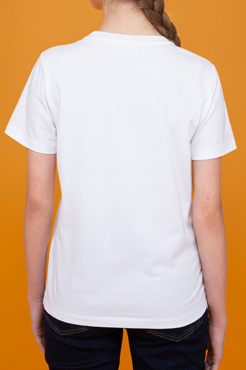 【DAKS10】フラワープリントTシャツ 詳細画像 01/ホワイト