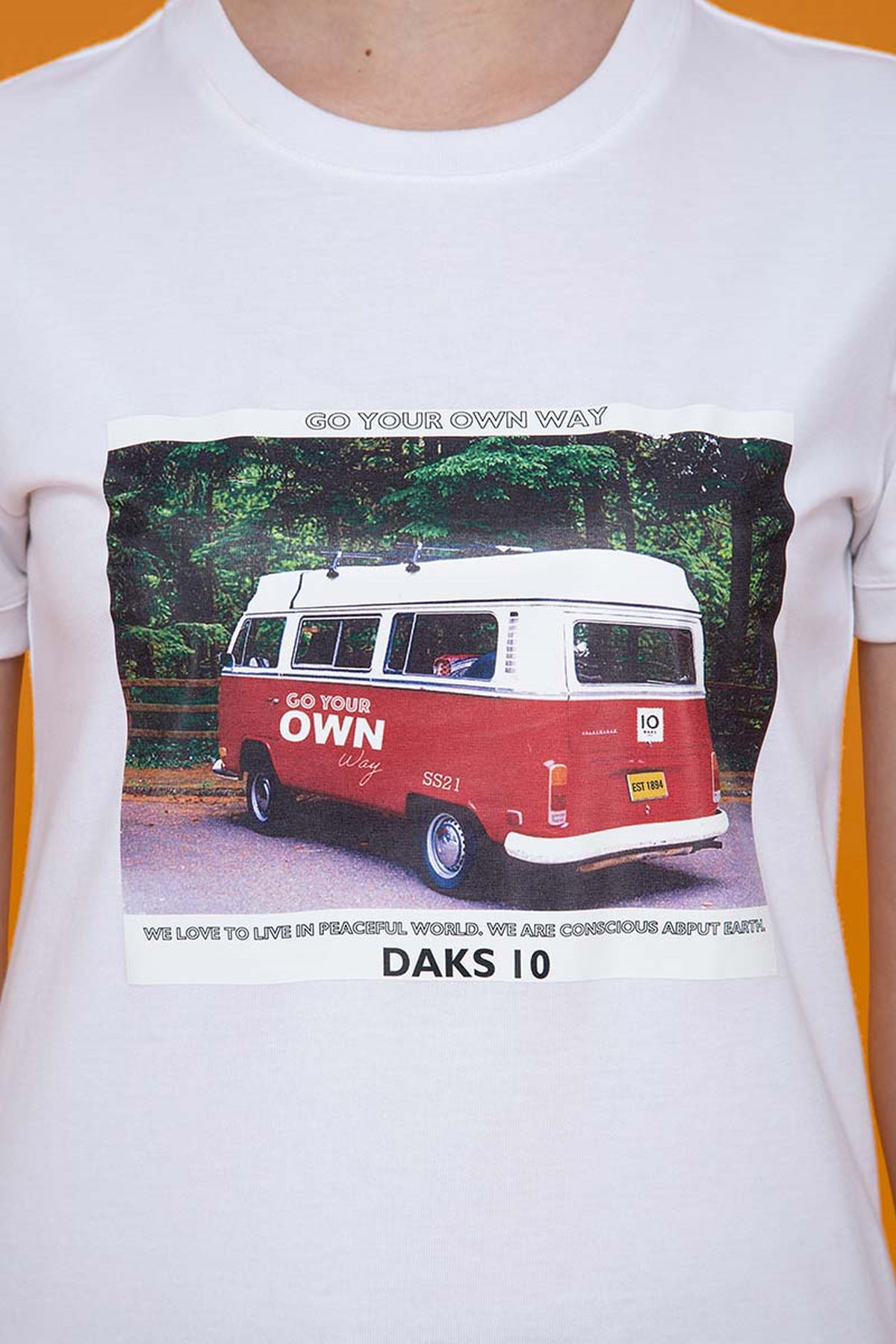 【DAKS10】キャンピングカープリントTシャツ 詳細画像 6