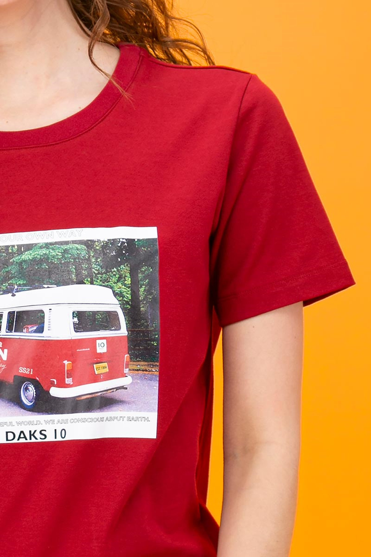 【DAKS10】キャンピングカープリントTシャツ 詳細画像 8