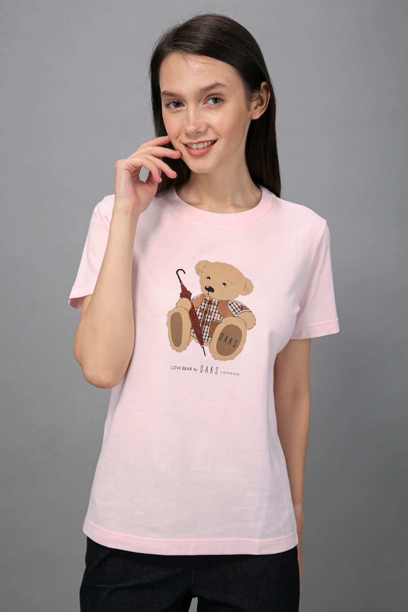【オンライン・一部店舗限定】テディベア（BOY）Tシャツ 詳細画像 72/ピンク