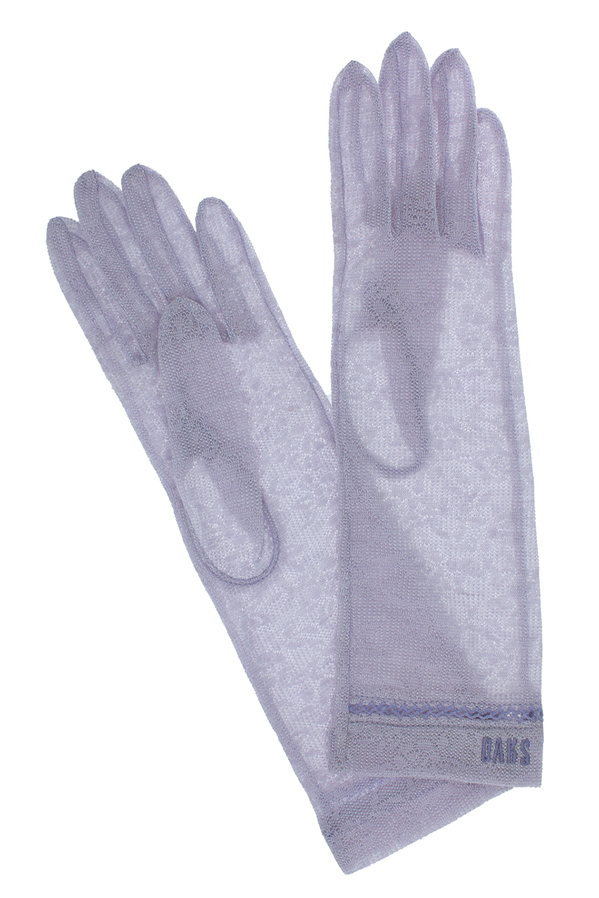 花柄レース 裾ライン五本指UV手袋 詳細画像 96/ラベンダー