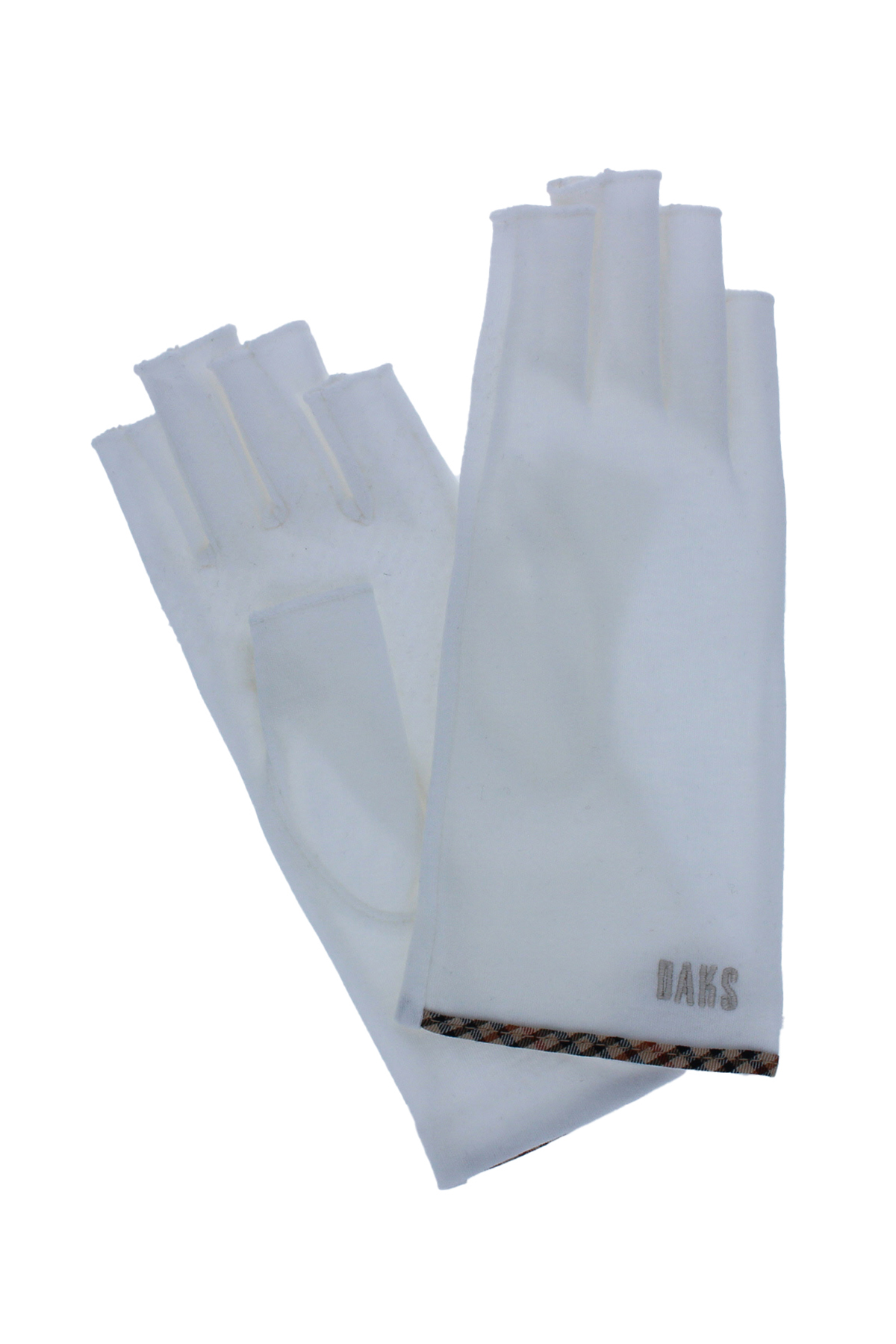 チェック滑り止め付UV手袋 詳細画像 01/ホワイト