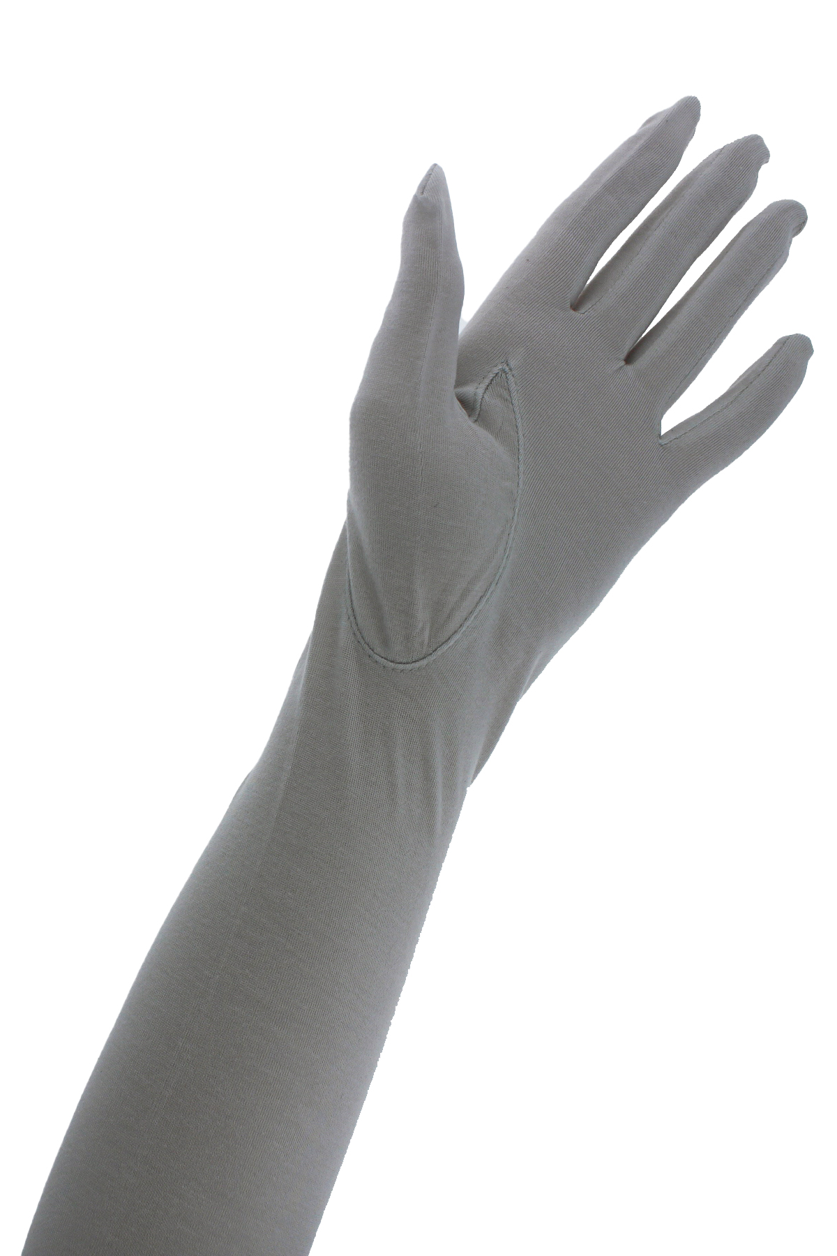 ラインストーン接触冷感五本指UV手袋 詳細画像 12/ライトグレー 2