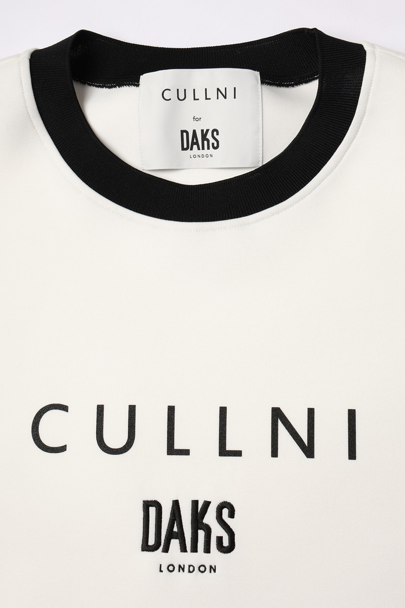 CULLNI for DAKS ロゴ長袖プルオーバー 詳細画像 01/ホワイト