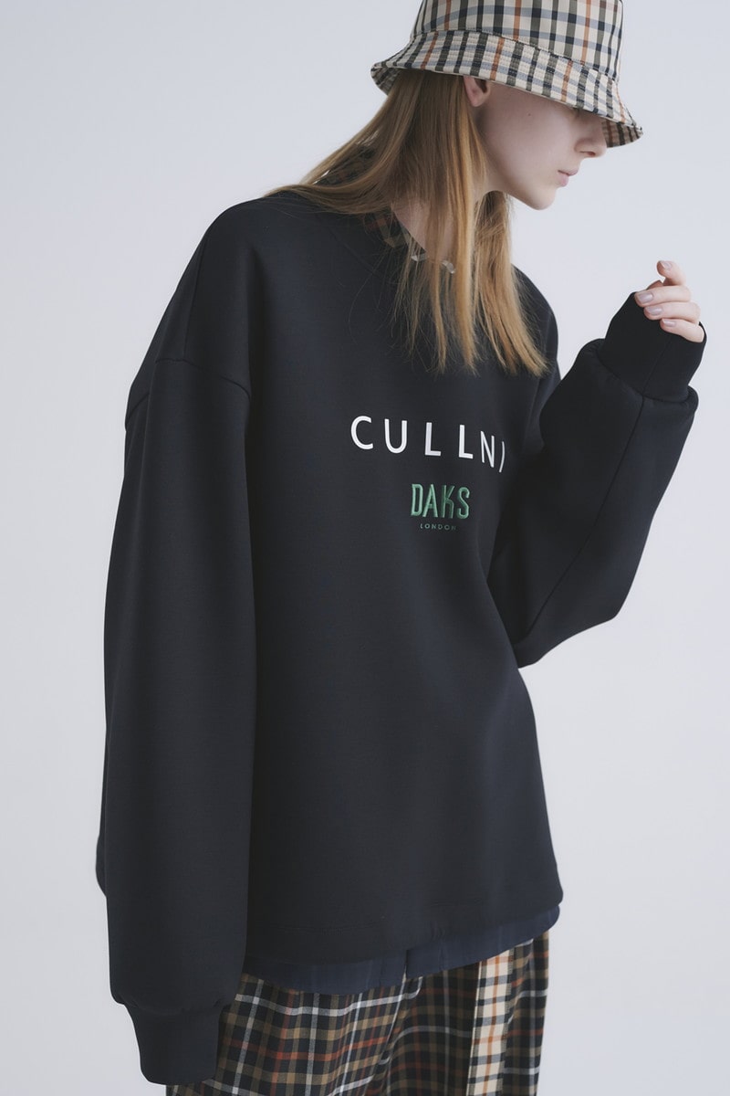 CULLNI for DAKS ロゴ長袖プルオーバー