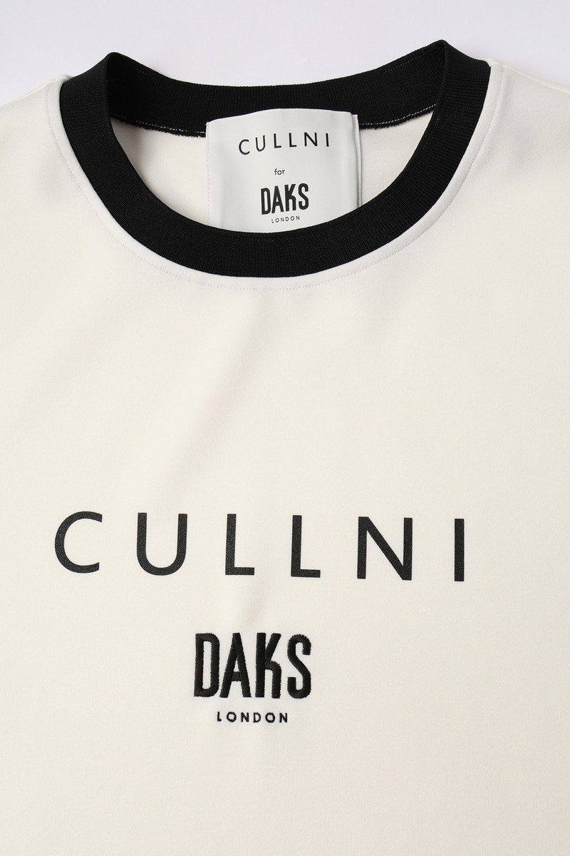 CULLNI for DAKS ロゴ半袖Tシャツ 詳細画像 01/ホワイト