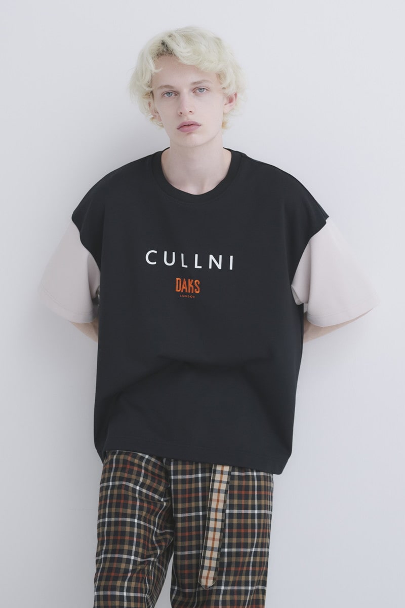 CULLNI for DAKS ロゴ半袖Tシャツ