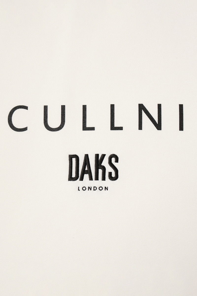 CULLNI for DAKS ロゴプルオーバーフーディ 詳細画像 01/ホワイト