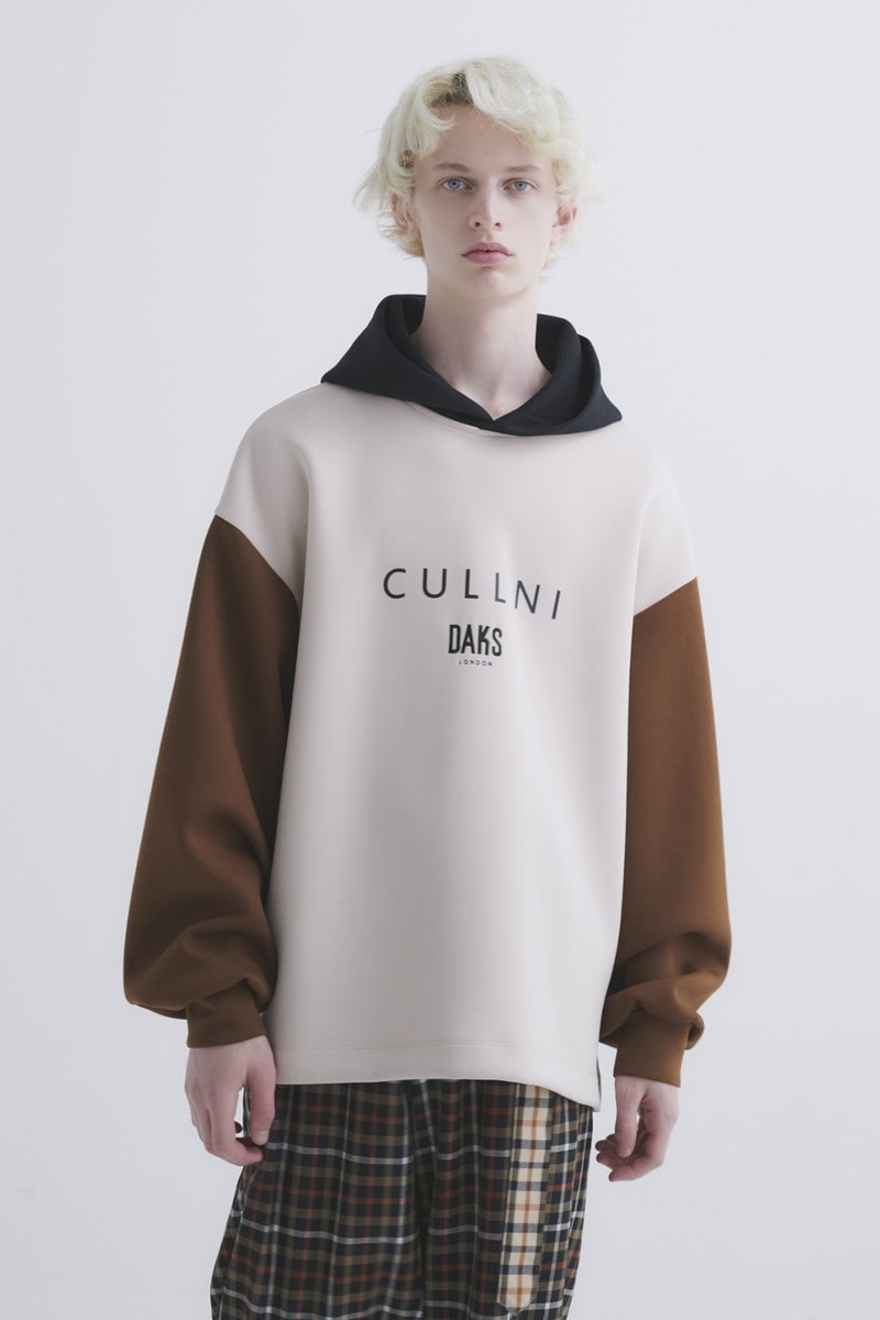 CULLNI for DAKS ロゴプルオーバーフーディ