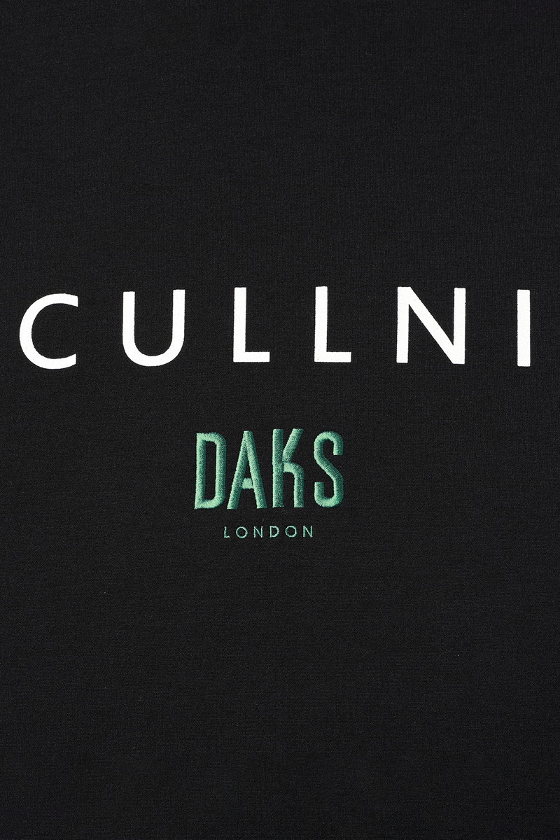 CULLNI for DAKS ロゴプルオーバーフーディ 詳細画像 10/ブラック