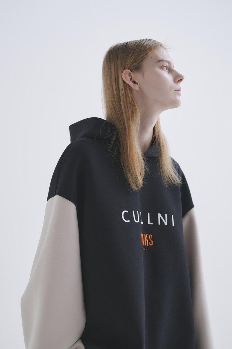 CULLNI for DAKS ロゴプルオーバーフーディ