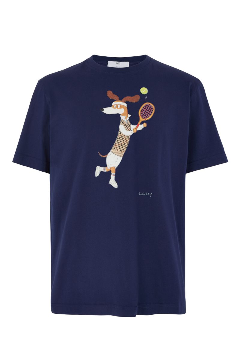 SLOWBOY Tシャツ〈テニス〉 詳細画像 89/ネイビー