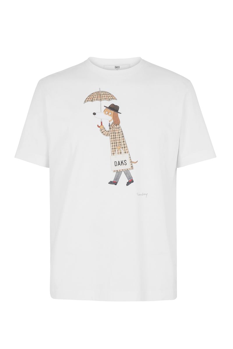 SLOWBOY Tシャツ〈傘〉 詳細画像 01/ホワイト