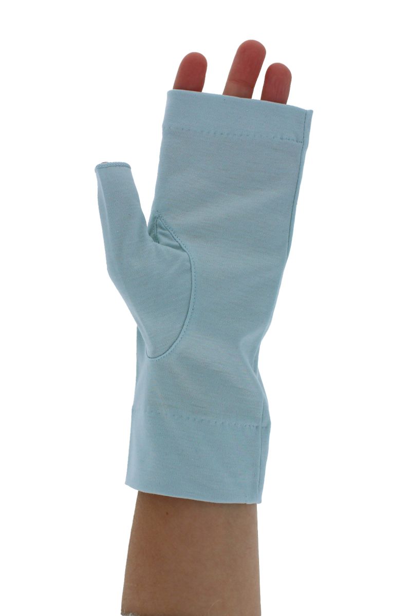 ショート丈UV手袋 （指先フリー） 詳細画像 83/サックス