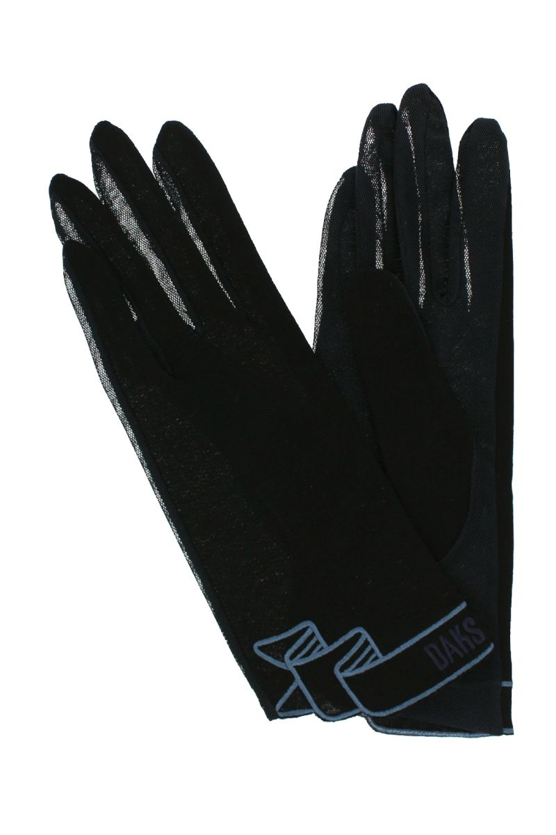 シーズンモチーフショート丈UV手袋（五本指） 詳細画像 10/ブラック