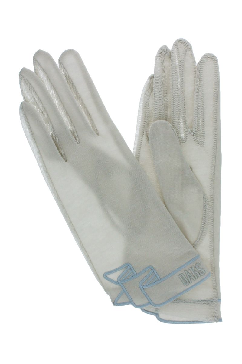 シーズンモチーフショート丈UV手袋（五本指） 詳細画像 12/ライトグレー