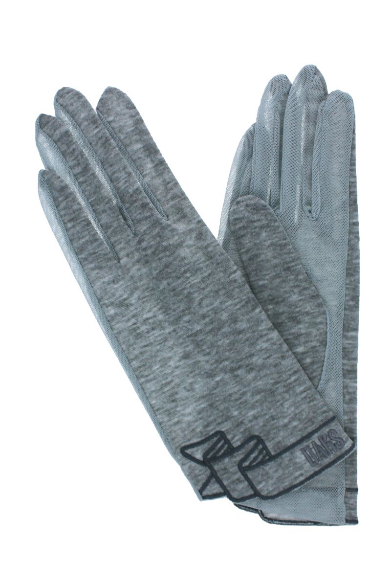 シーズンモチーフショート丈UV手袋（五本指） 詳細画像 13/グレー
