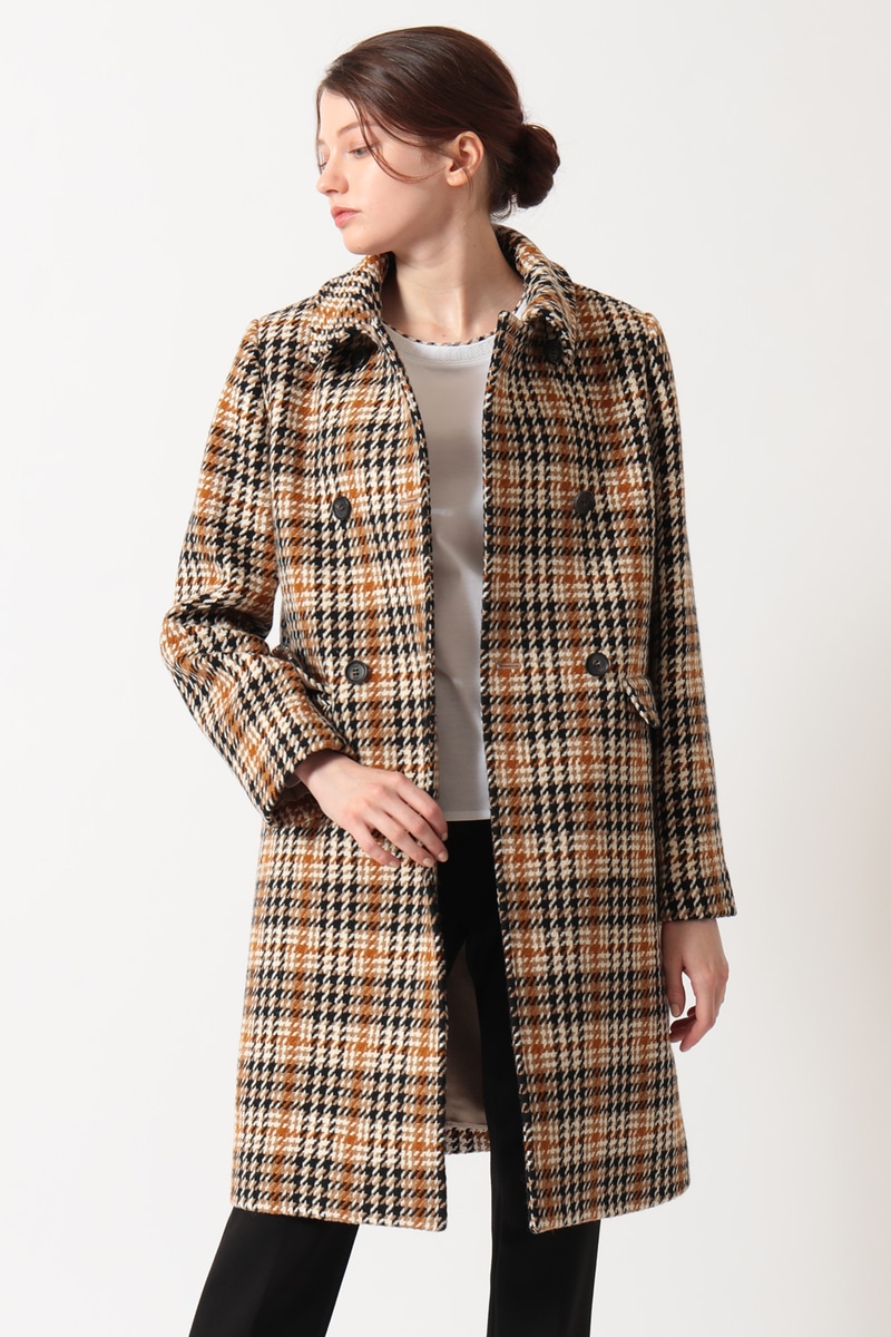 JS チェックツイードコート