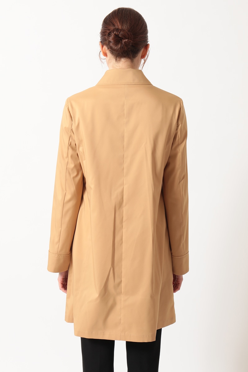 撥水タフタ ハーフコート 詳細画像 キャメル
