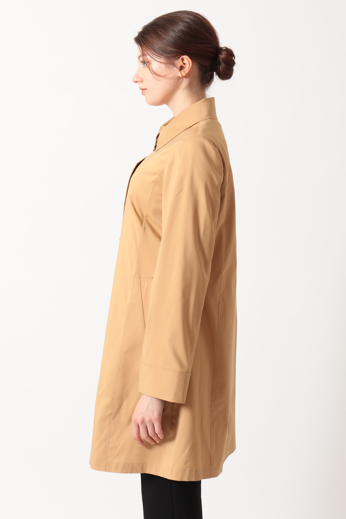 撥水タフタ ハーフコート 詳細画像 2