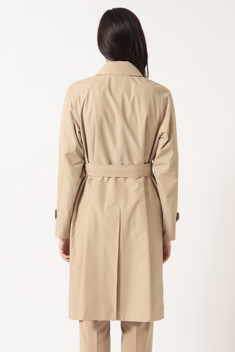 ハウスチェック ステンカラーコート 詳細画像 ベージュ