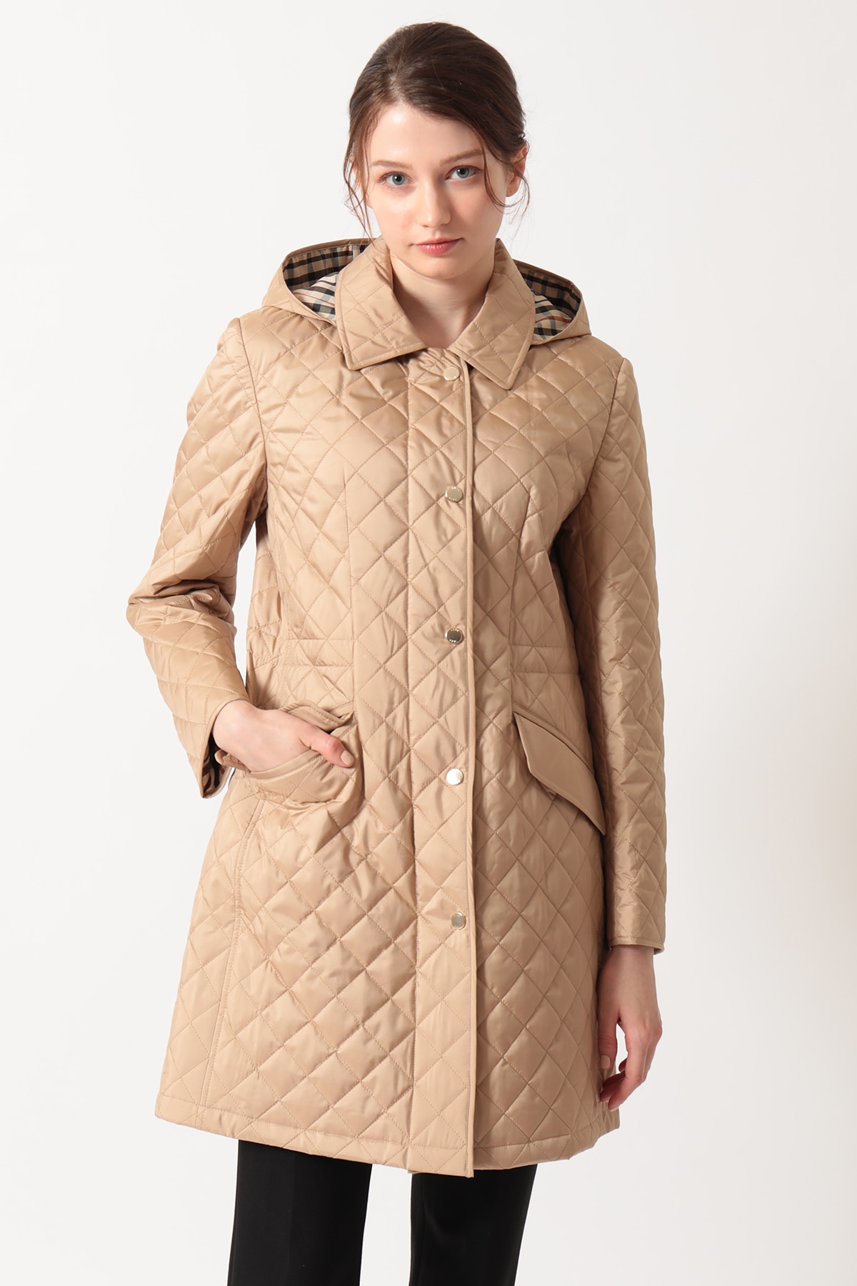 ライトウェイト キルティングコート 詳細画像 ベージュ 1