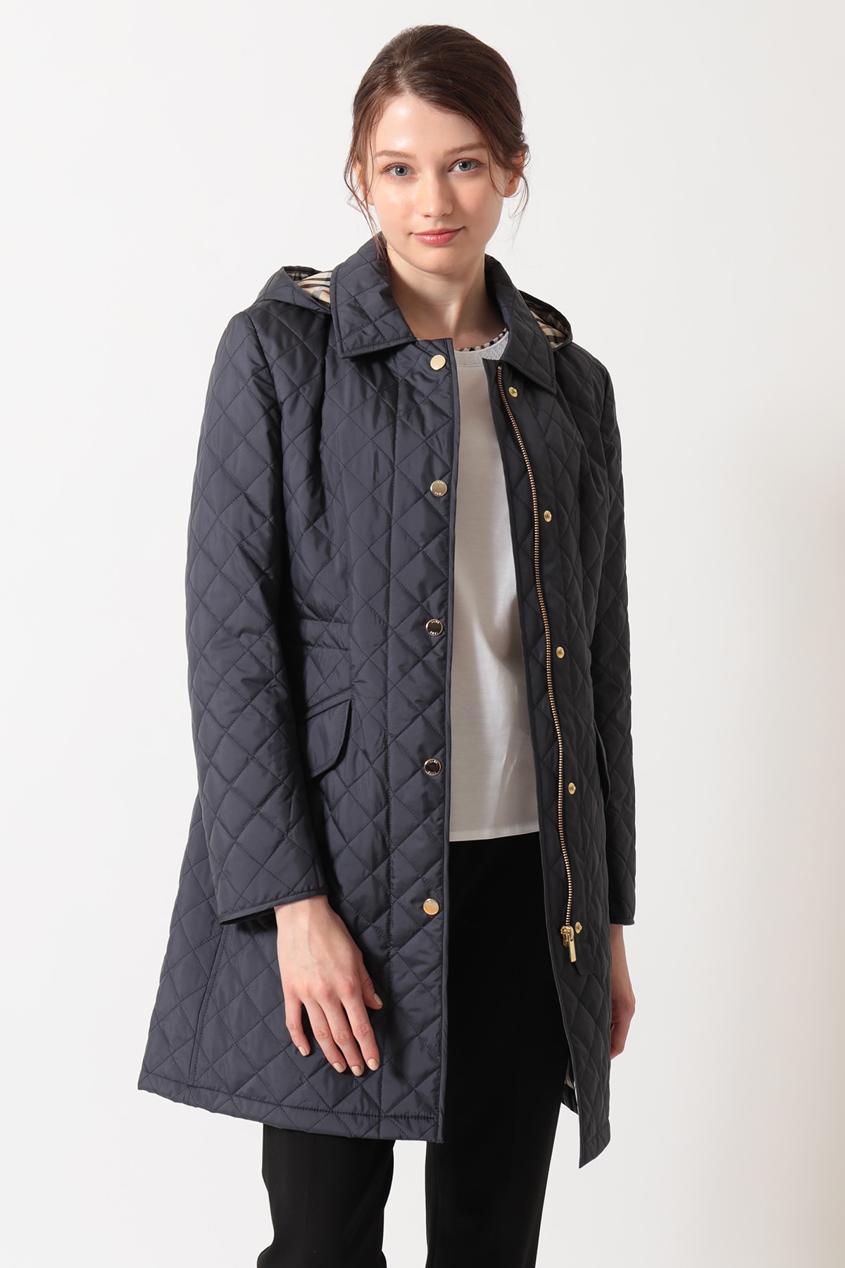 ライトウェイト キルティングコート 詳細画像 ネイビー 1