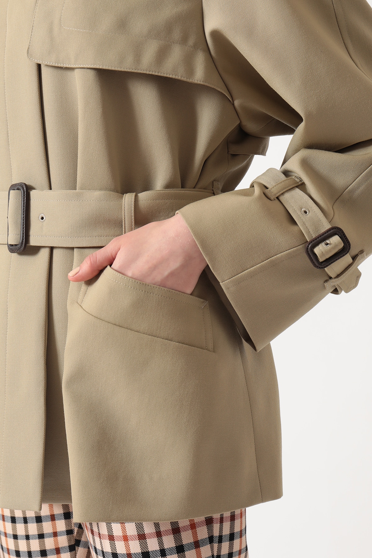 ショートトレンチジャケット 詳細画像 5