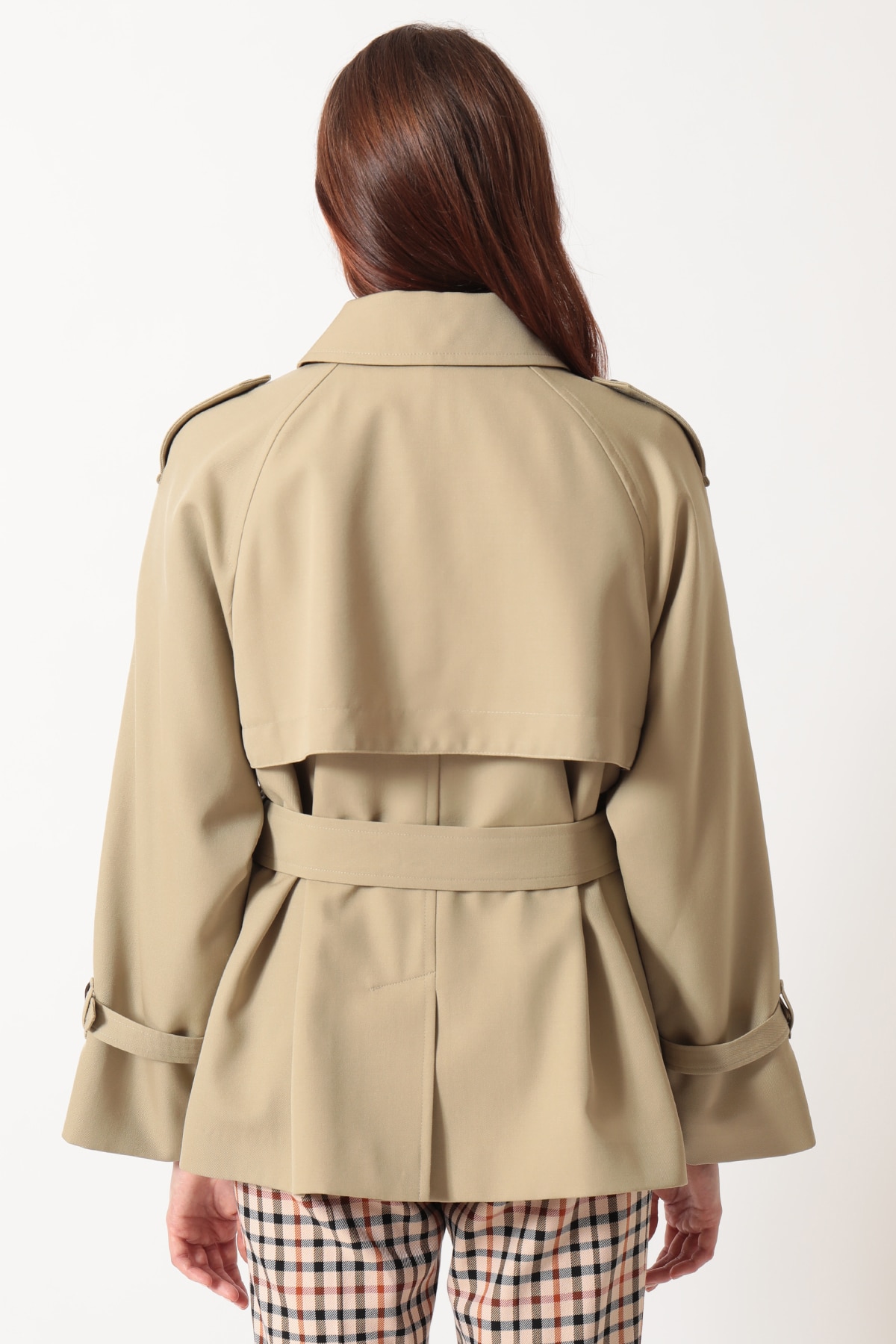 ショートトレンチジャケット 詳細画像 ベージュ 2