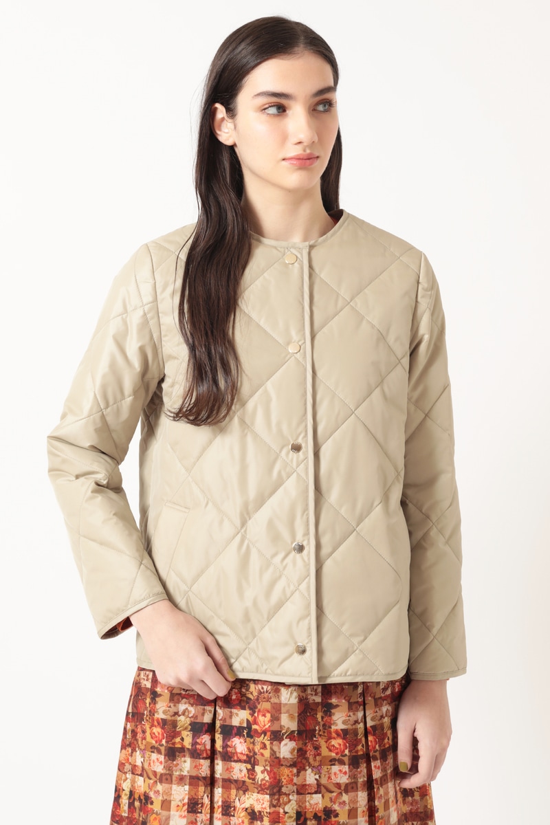 JS リバティプリントリバーシブルキルティングブルゾン