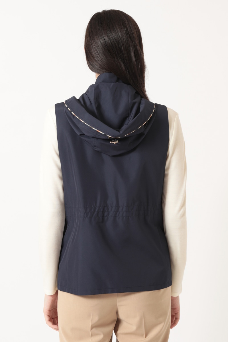 リバーシブル ハウスチェックベスト 詳細画像 ネイビー