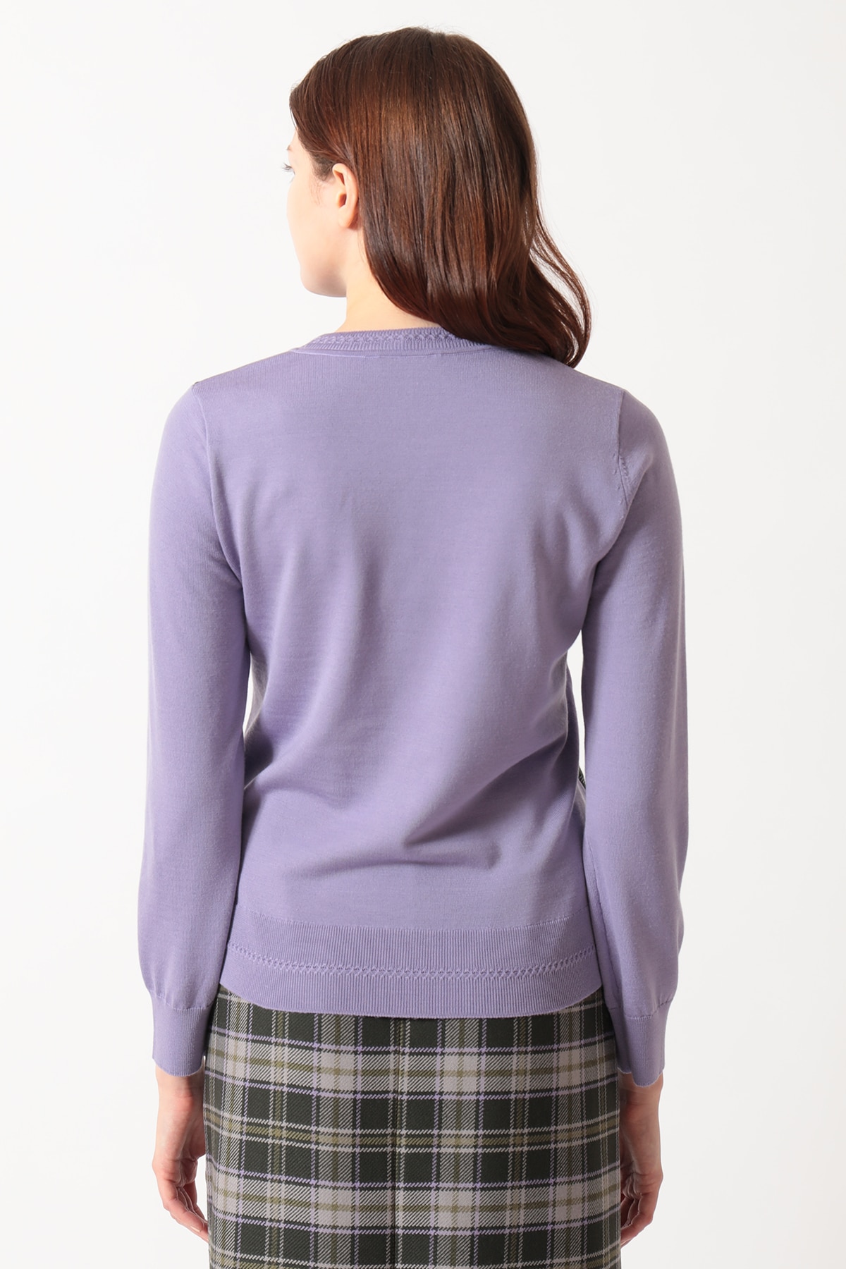 チェック ジャカードプルオーバー 詳細画像 ライトパープル 2