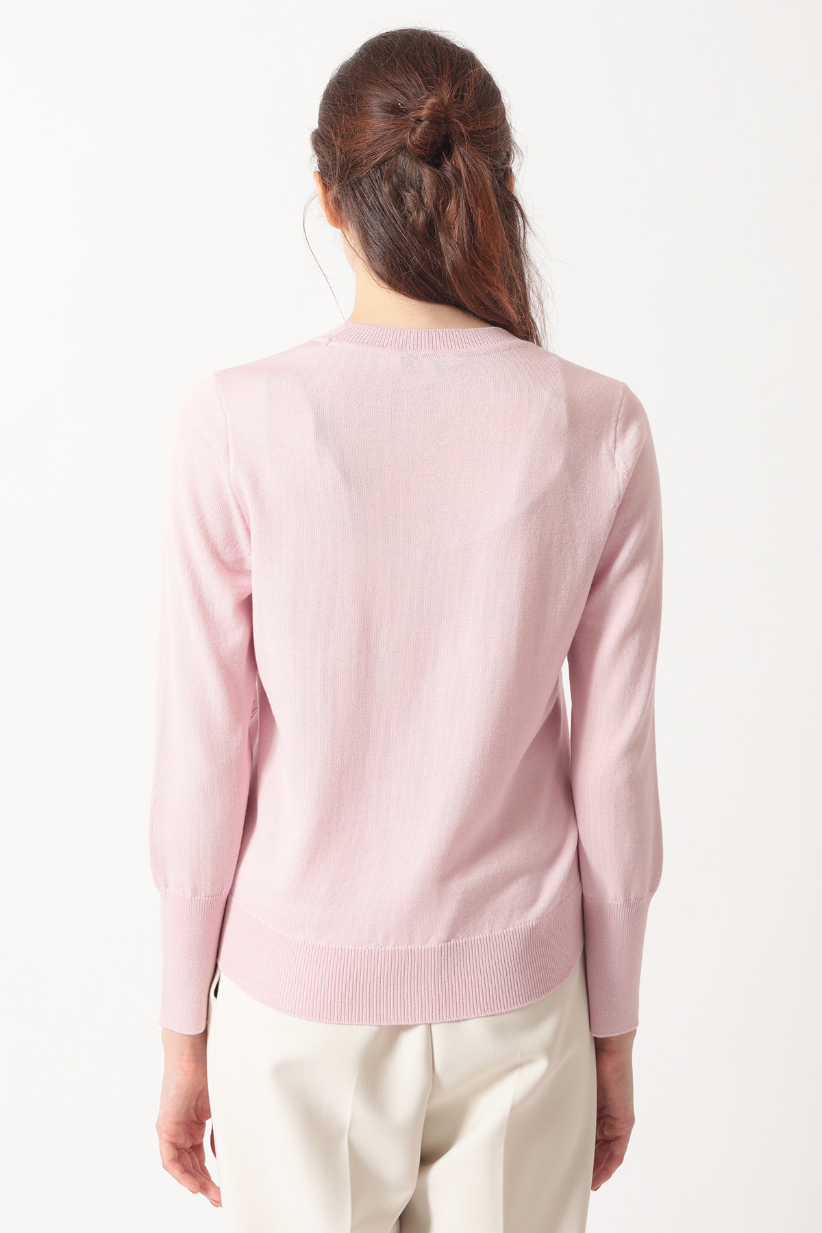 グラフィックフローリア ジャカードポロニット 詳細画像 ピンク 2