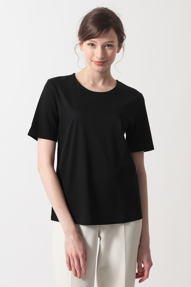 ロゴ刺繍ベーシックTシャツ